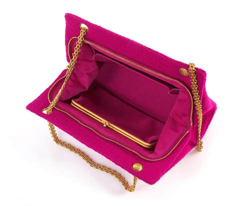 borsa chanel cylinder|Fuchsia Boucle Tweed Quilted Shoulder Bag Gold Hardware, Cir .